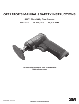 3M Pistol Grip Disc Sanders Istruzioni per l'uso
