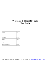 A4 Tech. Wireless 1-Wheel Mouse Manuale utente