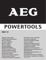 AEG BBH 18 Manuale del proprietario