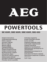 AEG Powertools SBE 650R Scheda dati