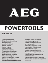 AEG Powertools BH 26LXE Manuale del proprietario