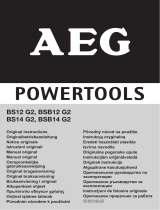 AEG BSB12G2 Manuale del proprietario