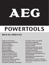 AEG BSB18G2 Manuale del proprietario