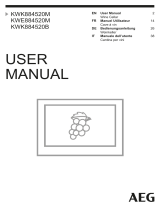AEG KWE884520M Manuale utente