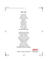 Aeg-Electrolux KM550 Manuale utente