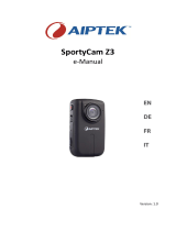 AIPTEK SportyCam Z3 Manuale utente