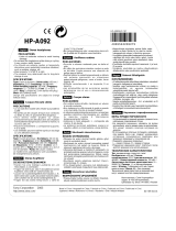 Aiwa HP-A092 Manuale utente