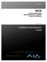 AJA R5CE Manuale utente
