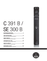 AKG C 391 B Kondensator-Mikrofon Manuale utente
