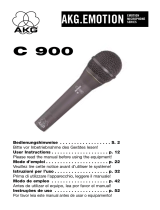 AKG C 900 Manuale del proprietario