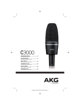 AKG C3000 Manuale del proprietario