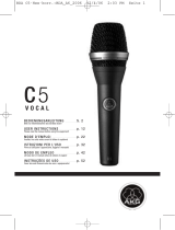AKG C5 VOCAL Manuale utente