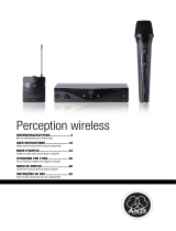 AKG Perception Wireless 45 Vocal Set Band-A Manuale utente