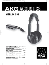 AKG Acoustics MERLIN 232 Manuale utente