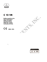 AKG Acoustics C 12VR Manuale utente