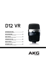 AKG Acoustics D12 VR Manuale utente