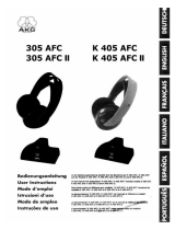 AKG 305 AFC Manuale utente