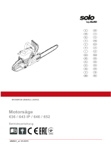 Solo solo 646 (.325") mit 38 cm Schiene und Kette Manuale utente