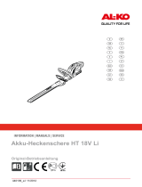 AL-KO Akku-Heckenschere HT 18V Li Manuale utente