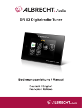 Albrecht DR 53 DAB+/UKW/Digitalradio-Tuner Manuale del proprietario