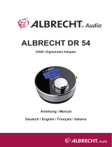 Albrecht DR 54 DAB+ Digitalradio-Tuner Manuale del proprietario