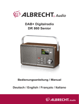 Albrecht DR 860 Senior - das bedienerfreundliche Digitalradio Manuale del proprietario