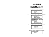 Alesis IMULTIMIX 8 Manuale utente