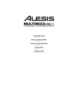 Alesis MultiMix 8 USB Manuale utente