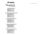 Alesis Playmate Vocalist Manuale utente