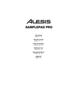 Alesis SamplePad Pro Eight Pad Sample Playback Percussion Instrument Manuale utente