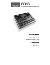 Alesis SR18 Drum Computer Manuale utente