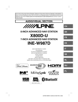 Alpine Serie X800D-U Guida utente