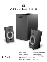 Altec Lansing CS21 Manuale utente
