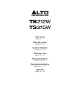 Alto TS 215 W Manuale del proprietario