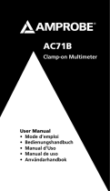 Amprobe AC71B Clamp-On Multimeter Manuale utente