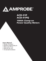 Amprobe ACD-30P & ACD-41PQ Clamp-On Power Meters Manuale utente