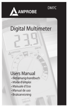 Amprobe DM7C Digital Multimeter Manuale utente