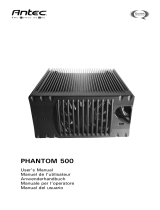 Antec PHANTOM 500PGB Manuale utente