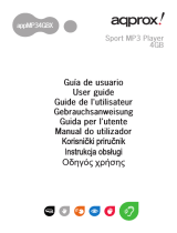 Aqprox MP3 Sport Manuale del proprietario