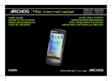 Manual del Usuario Archos 43 Internet Tablet Manuale utente