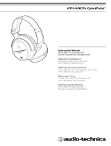 Audio-Technica QuietPoint ATH-ANC7B-SViS Manuale utente