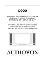 Audiovox D900 Manuale utente