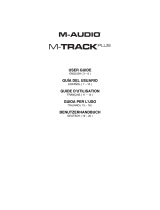 Avid M-TRACK plus Manuale utente