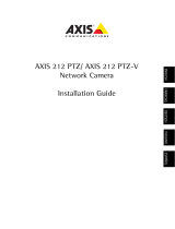 Axis Security Camera 212 PTZ-V Manuale utente