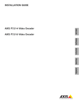 Axis P7210 Manuale utente