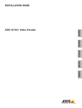 Axis Q7401 Manuale utente