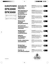 Behringer EUROPOWER EPX2000 Guida Rapida