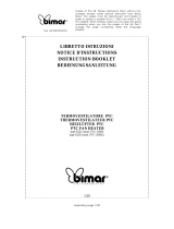 Bimar PTC (S222 mod. PTC-2006 / S226 mod. PTC-2006L) Manuale del proprietario