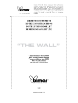 Bimar PTC (type S236 mod. mod. FH2000A 0802R) "THE WALL" Manuale del proprietario