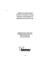Bimar PTC (type S244 mod. HT-50LED) Manuale del proprietario